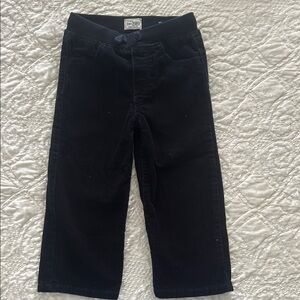 Kids Black Corduroy Pants